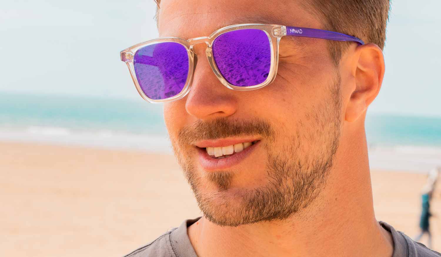 Panter Vision Panther Vision Purple | Polarised Sunglasses | Nomad Eyewear