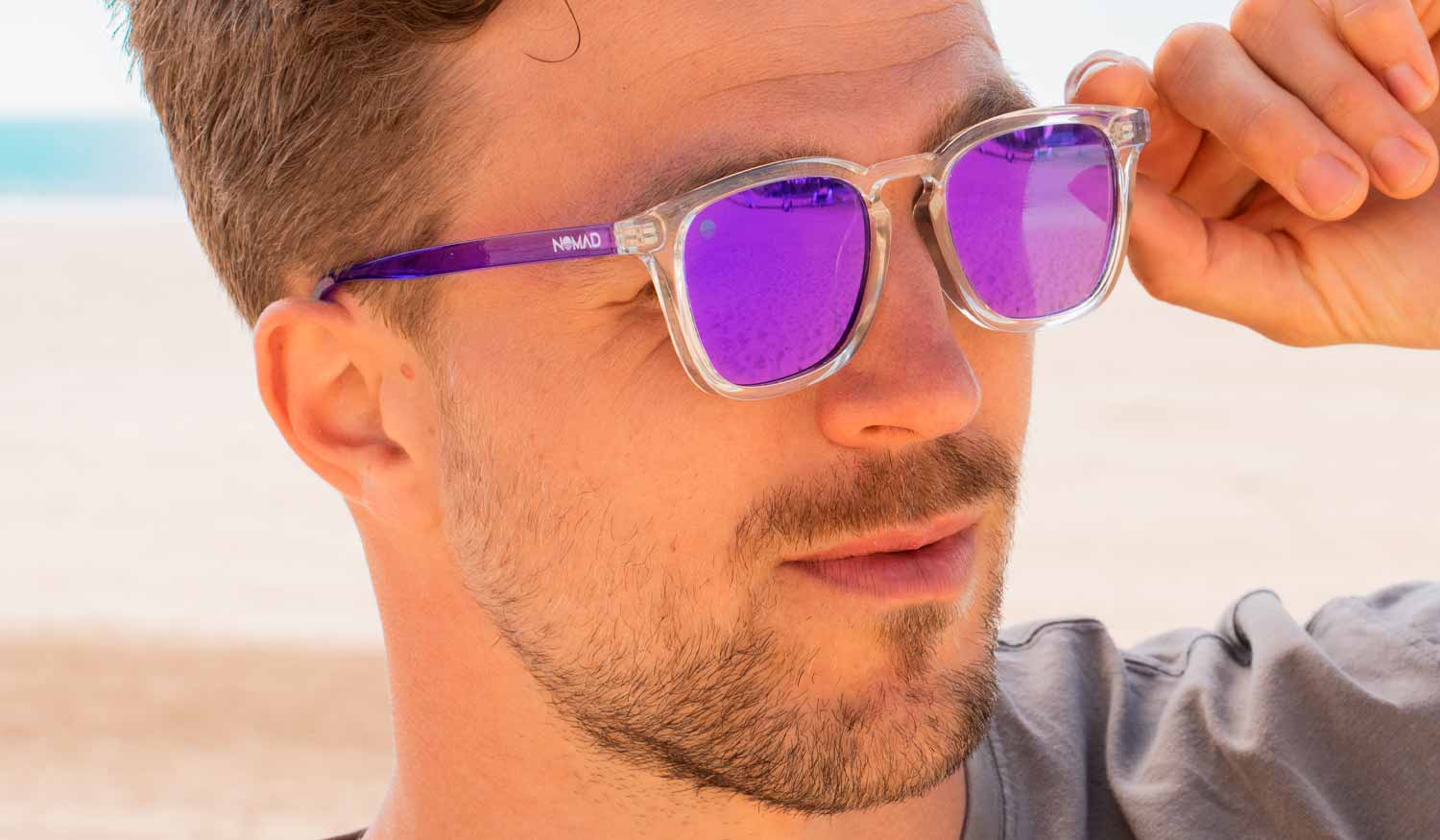 Panter Vision Panther Vision Purple | Polarised Sunglasses | Nomad Eyewear