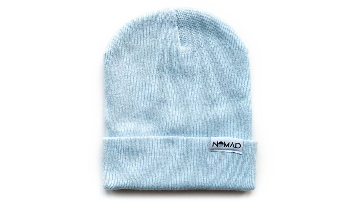 Light Blue Unisex Recycled Cotton Beanie