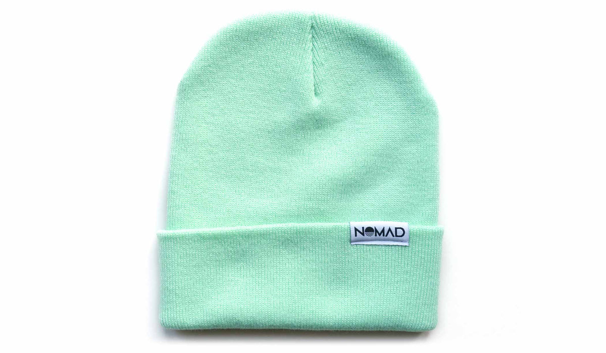 Pastel Green Unisex Recycled Cotton Beanie