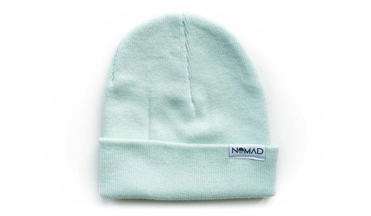 Mint Unisex Recycled Cotton Beanie